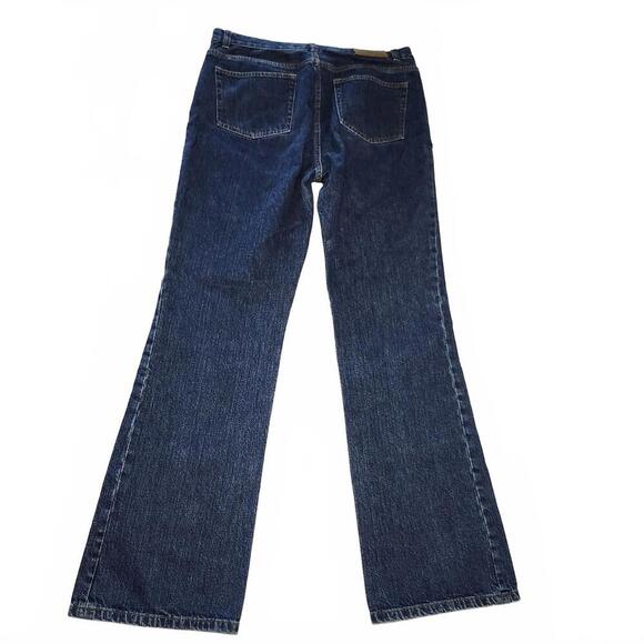 Lauren Jeans Co. by Ralph Lauren Women's Size 8 Dark Blue Bootcut Jeans - Picture 2 of 10